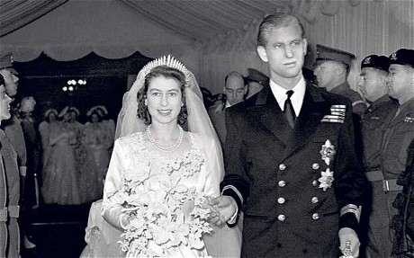 Queen Elizabeth and Prince Philip Wedding