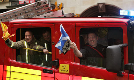 Scottish firemen